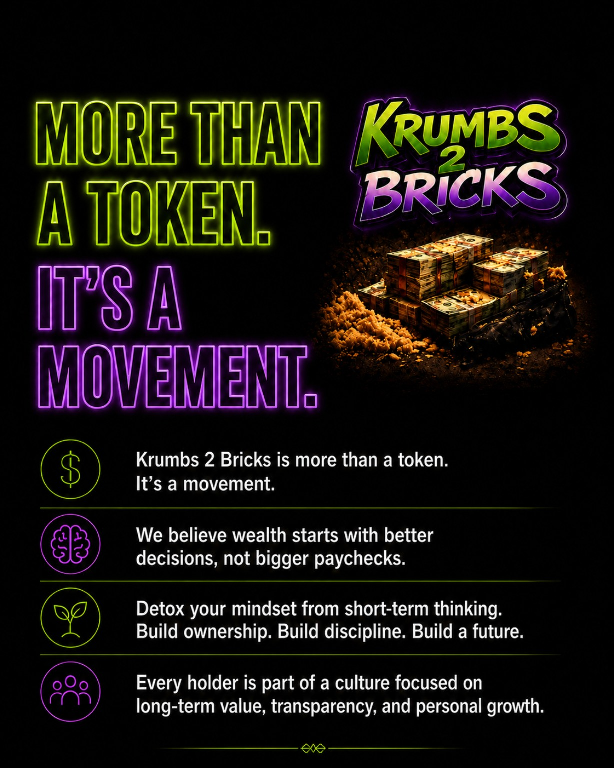 Krumbs 2 Bricks movement
